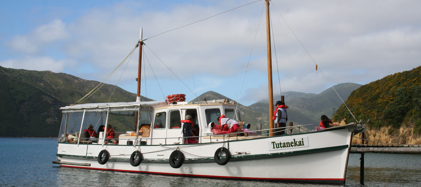 Good Ship Tutanekai Maori Eco Cruises In Marlborough Sounds NZ