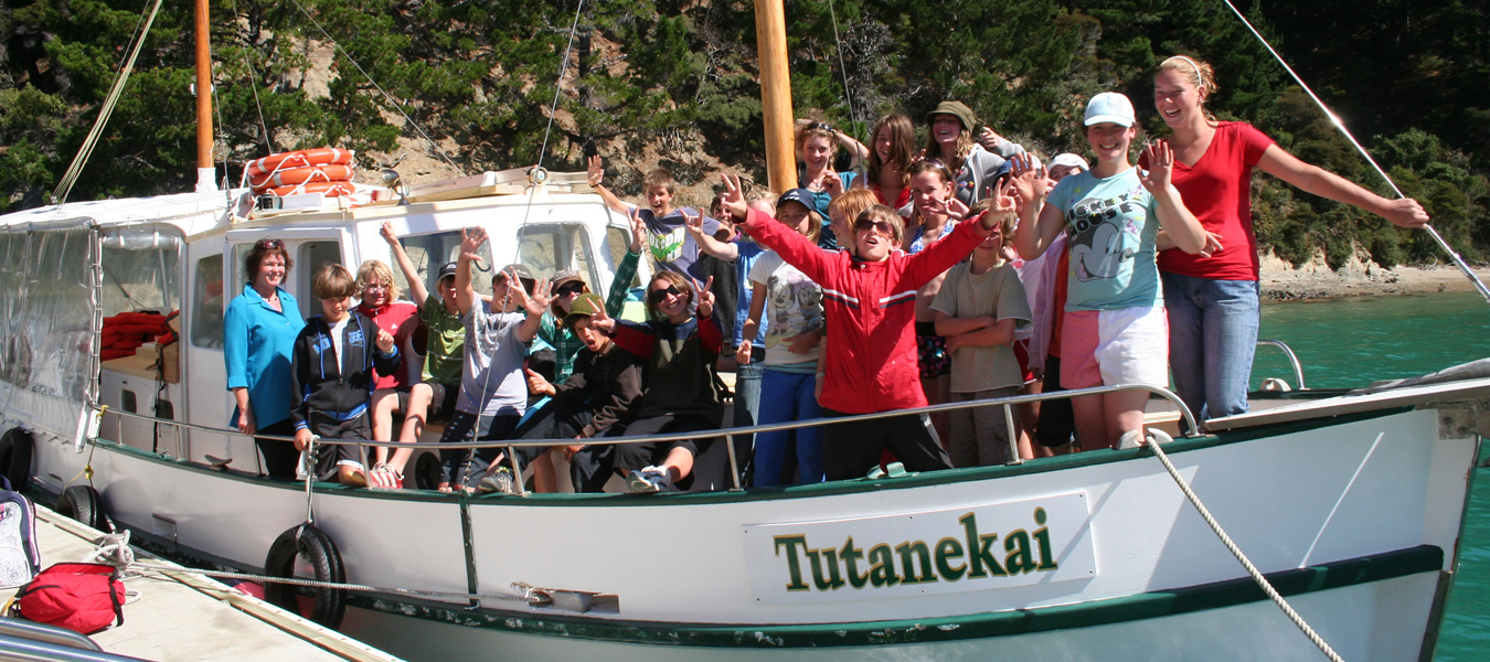Montessori School From Christchurch On Tour With Maori Eco Cruises In Marlborough Sounds NZ